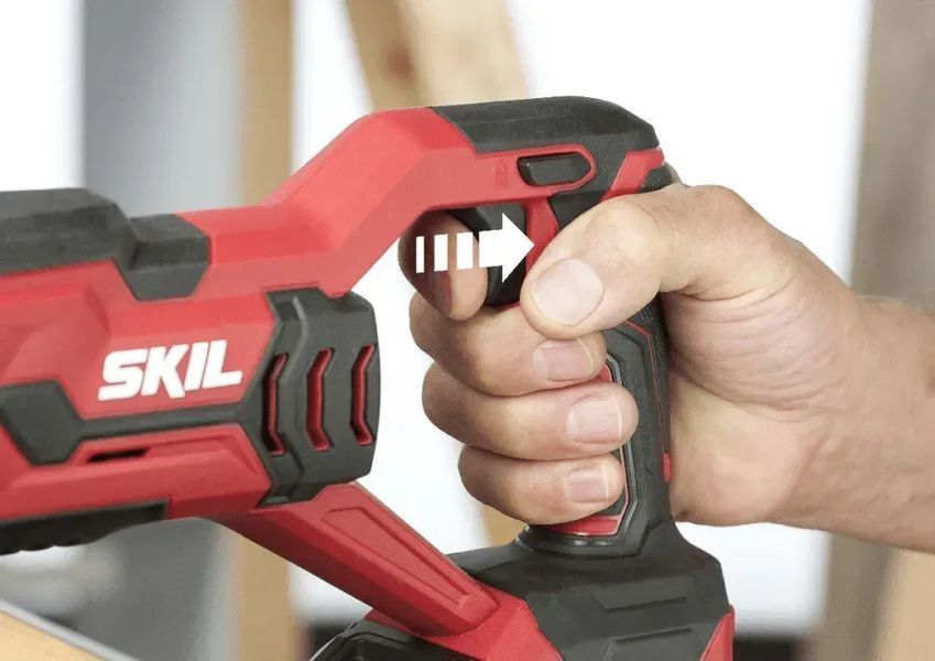 Пила шабельна акумуляторна SKIL 3470 CA (25 мм хід, LED, Clic) (SW1E3470CA) SW1E3470CA фото