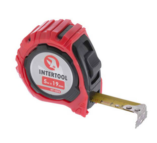 Рулетка 5м з магнітом INTERTOOL 0505 MT-0505 фото