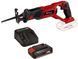 Пила шабельна акумуляторна 100 мм Einhell TE-AP 18/22 Li Kit 2.5 Ah (4326300K) 4326300K фото 1