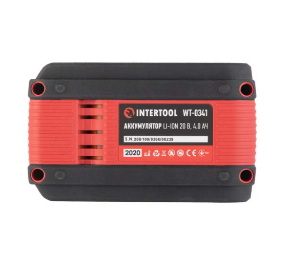 Аккумулятор 20V INTERTOOL 4 А&middot;ч WT-0341 WT-0341 фото