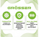 Тример акумуляторний 380 мм Grosser GBC 232 (2 АКБ і ЗП) G0133 фото 2
