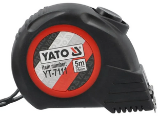 Рулетка YATO 5м з магнітом YATO YT-7111 фото