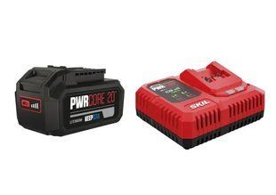 Аккумулятор с зарядным устройством PWRJUMP (4,0 Ah / 6,0 А, 20V Max) SKIL BR1E3104AA+CR1E3123AA 11072600601 (BC1E3111AA) 11072600601 фото