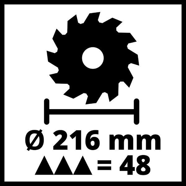 Торцювальна пилка мережева 216 мм Einhell TC-MS 216 (4300370) 4300370 фото